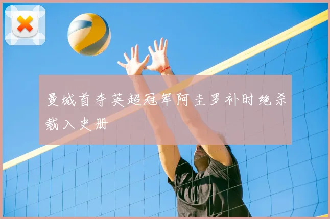 曼城首夺英超冠军阿圭罗补时绝杀载入史册